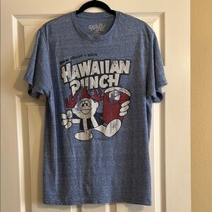 Tee Luv Hawaiian Punch Graphic Tee Light Blue